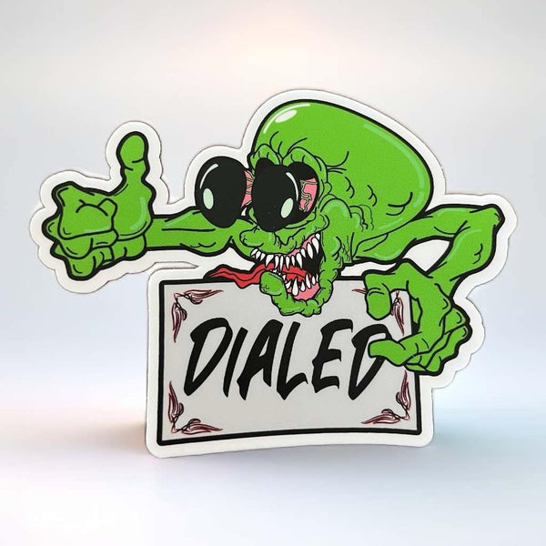 Dialed-In Limited Edition Die Cast Sticker