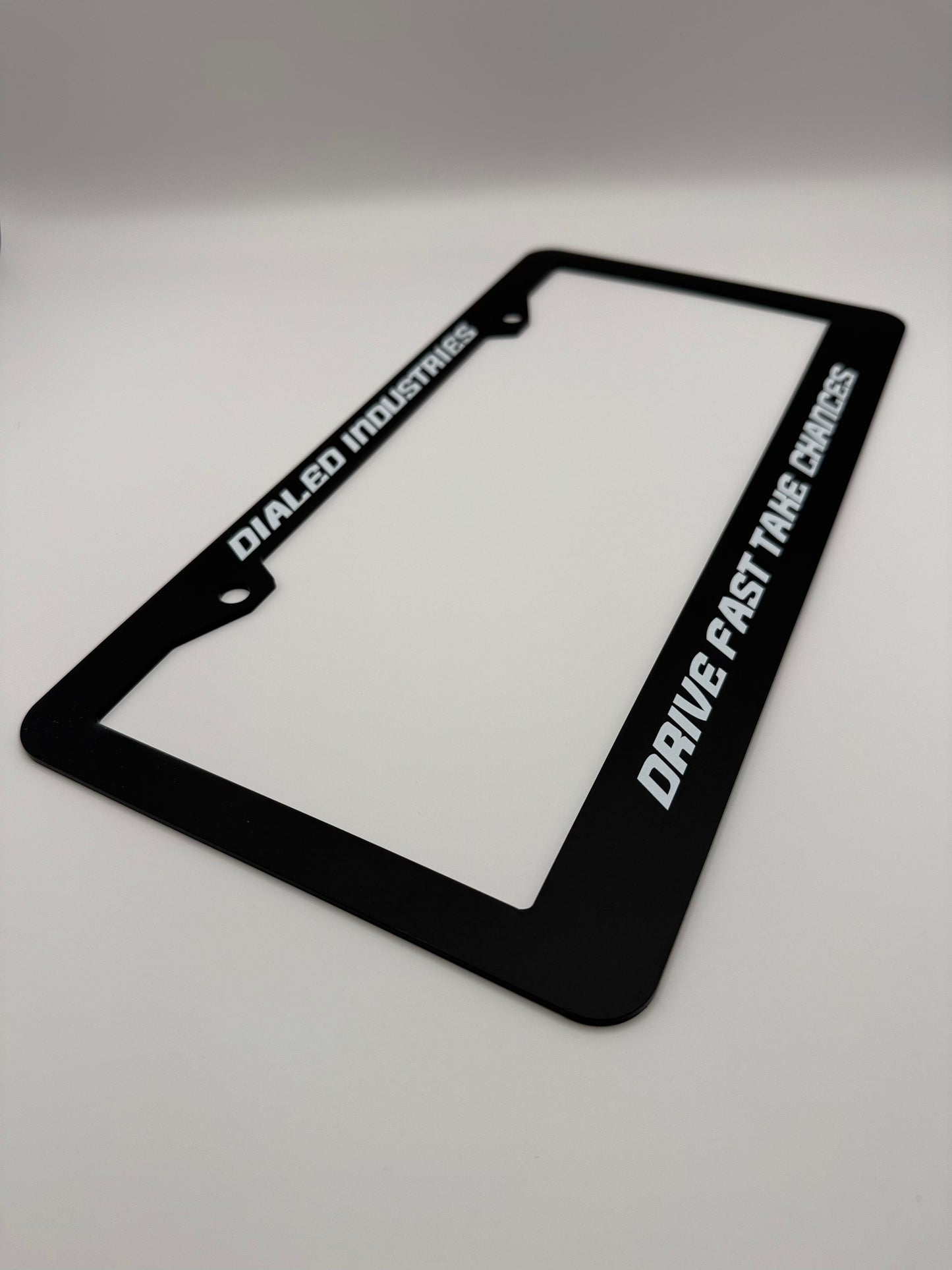 License Plate Frame - Dialed