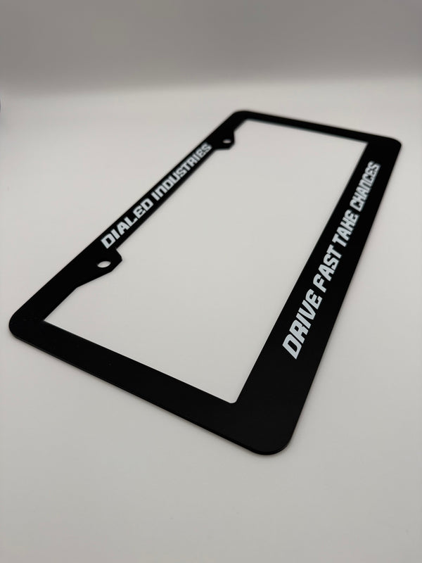 License Plate Frame - Dialed