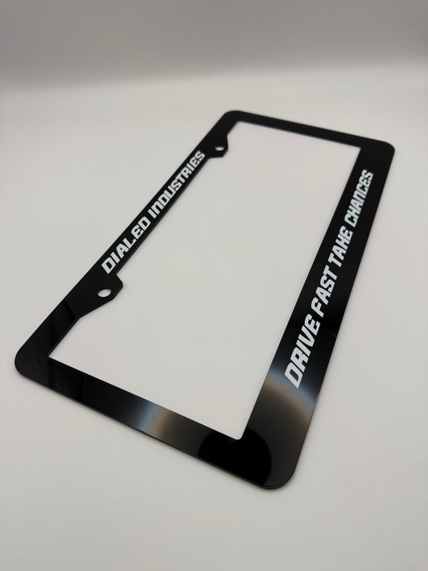 License Plate Frame - Dialed