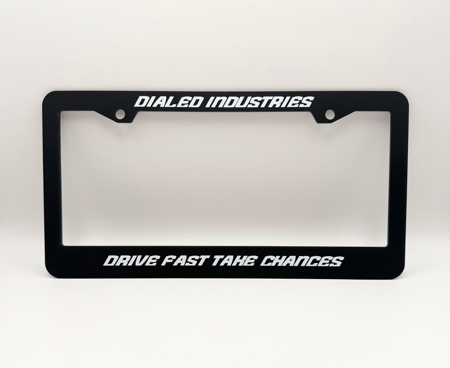 License Plate Frame - Dialed