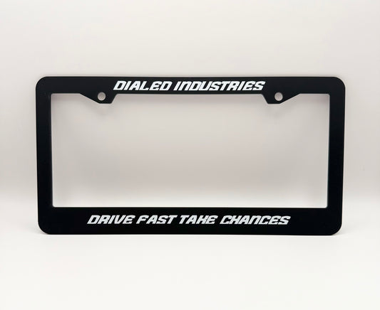 License Plate Frame - Dialed