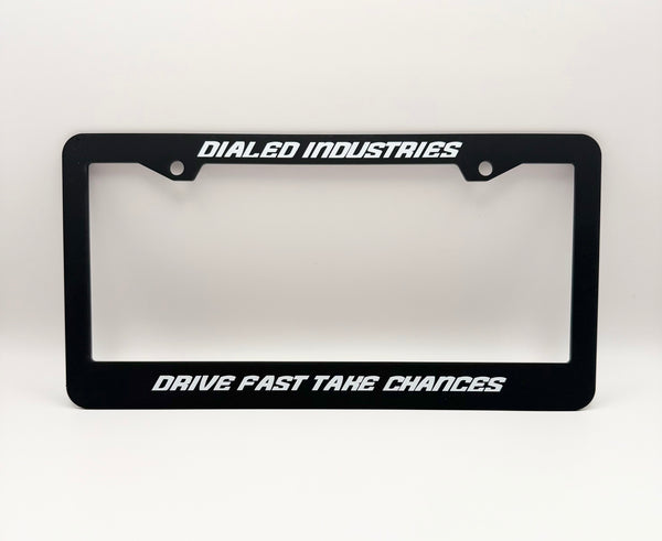 License Plate Frame - Dialed